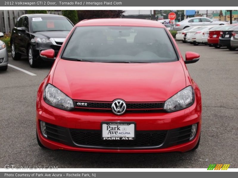 Tornado Red / Interlagos Plaid Cloth 2012 Volkswagen GTI 2 Door