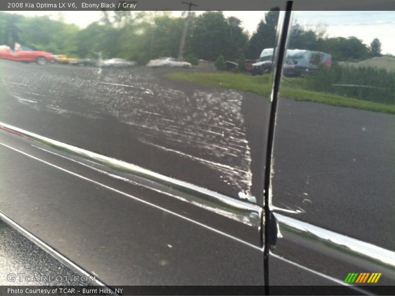 Ebony Black / Gray 2008 Kia Optima LX V6