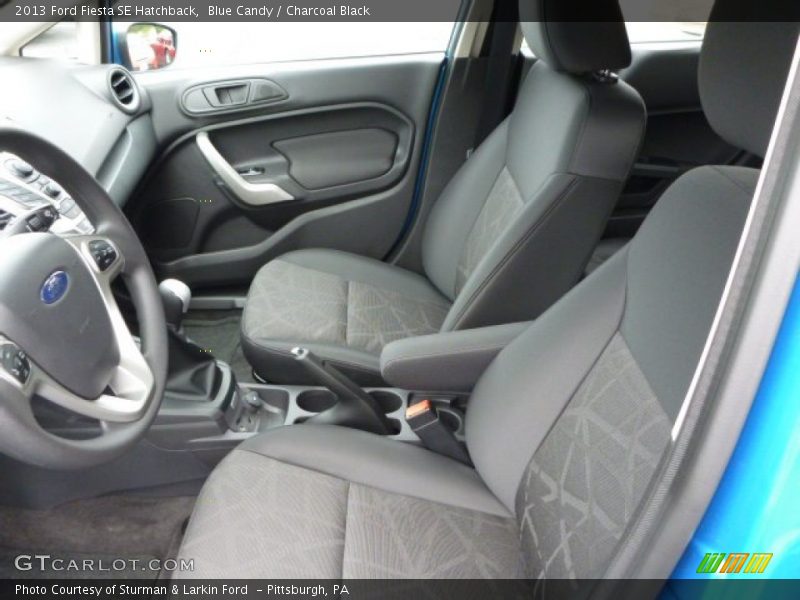 Blue Candy / Charcoal Black 2013 Ford Fiesta SE Hatchback