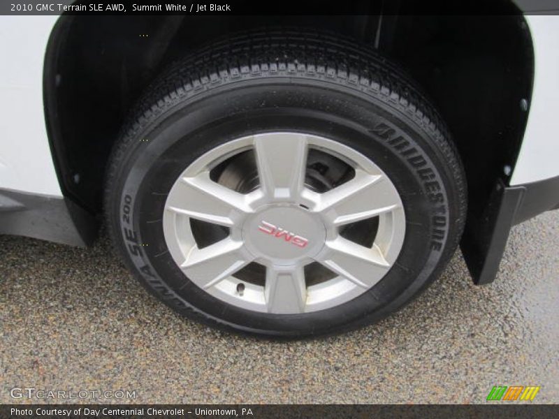Summit White / Jet Black 2010 GMC Terrain SLE AWD