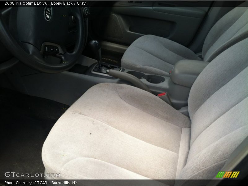 Ebony Black / Gray 2008 Kia Optima LX V6
