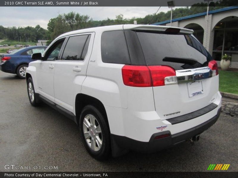 Summit White / Jet Black 2010 GMC Terrain SLE AWD