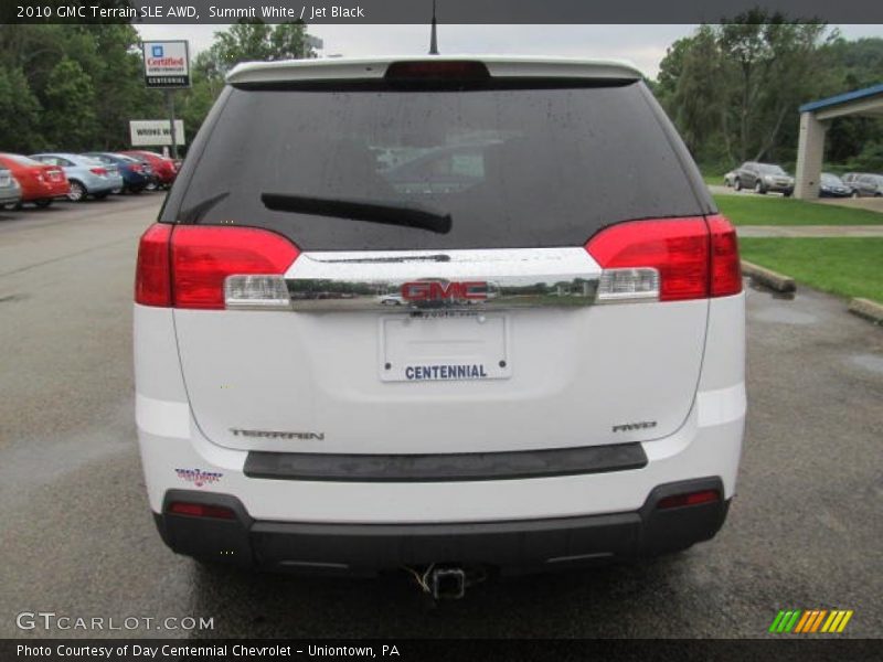 Summit White / Jet Black 2010 GMC Terrain SLE AWD