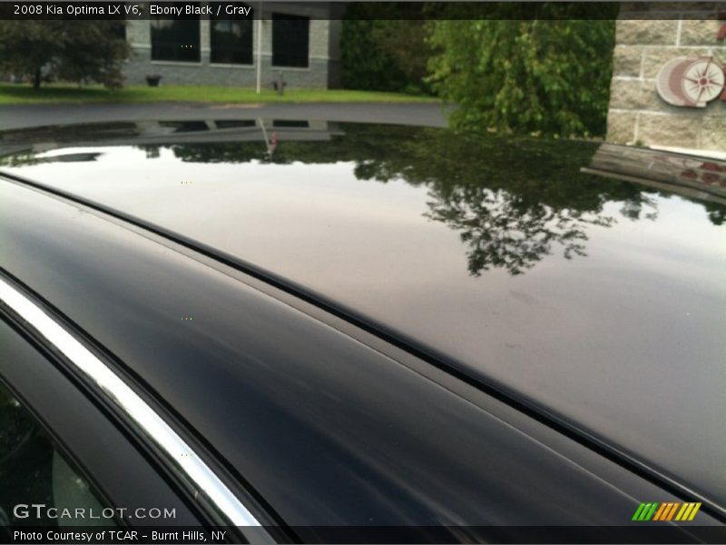 Ebony Black / Gray 2008 Kia Optima LX V6