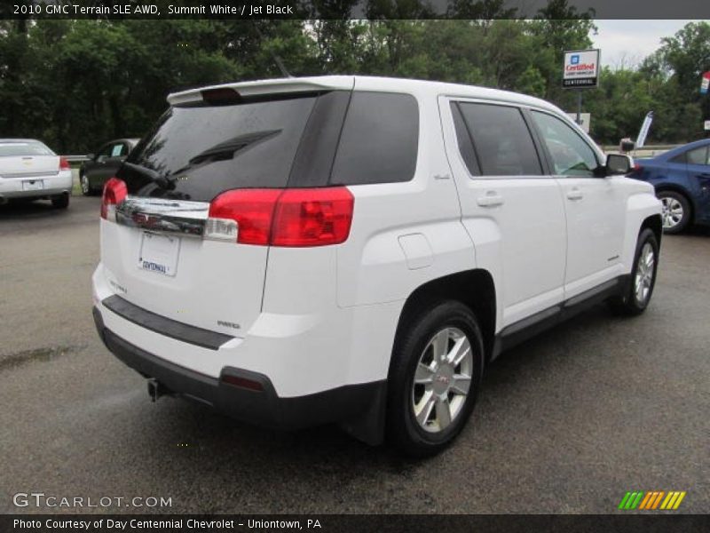 Summit White / Jet Black 2010 GMC Terrain SLE AWD