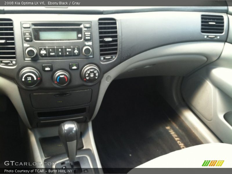 Ebony Black / Gray 2008 Kia Optima LX V6