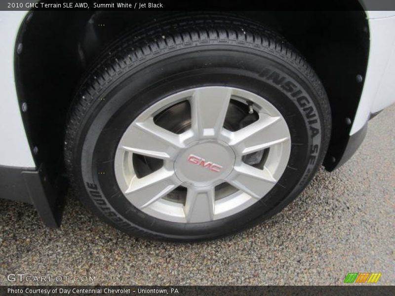 Summit White / Jet Black 2010 GMC Terrain SLE AWD