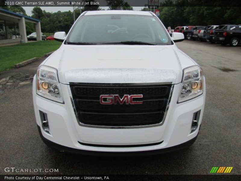 Summit White / Jet Black 2010 GMC Terrain SLE AWD