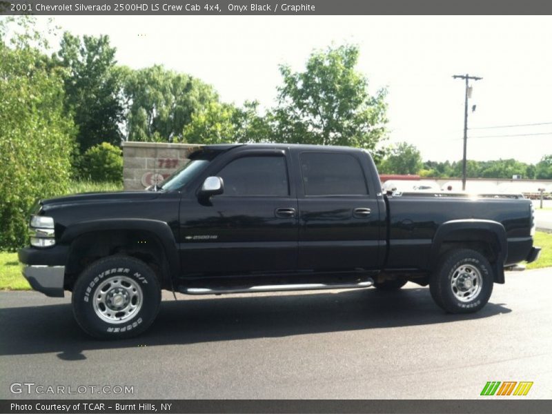 Onyx Black / Graphite 2001 Chevrolet Silverado 2500HD LS Crew Cab 4x4