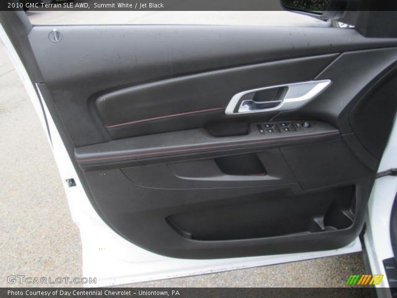 Summit White / Jet Black 2010 GMC Terrain SLE AWD