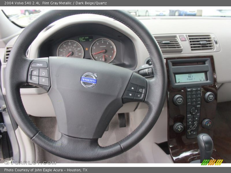 Flint Gray Metallic / Dark Beige/Quartz 2004 Volvo S40 2.4i