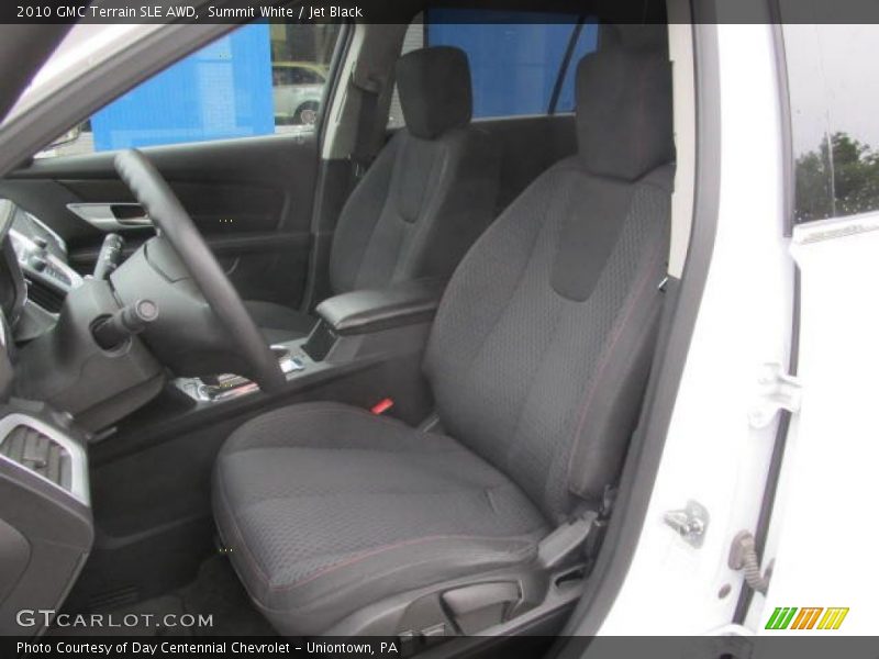 Summit White / Jet Black 2010 GMC Terrain SLE AWD