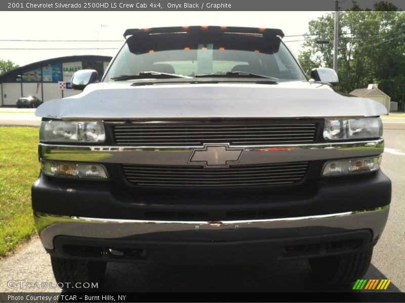 Onyx Black / Graphite 2001 Chevrolet Silverado 2500HD LS Crew Cab 4x4