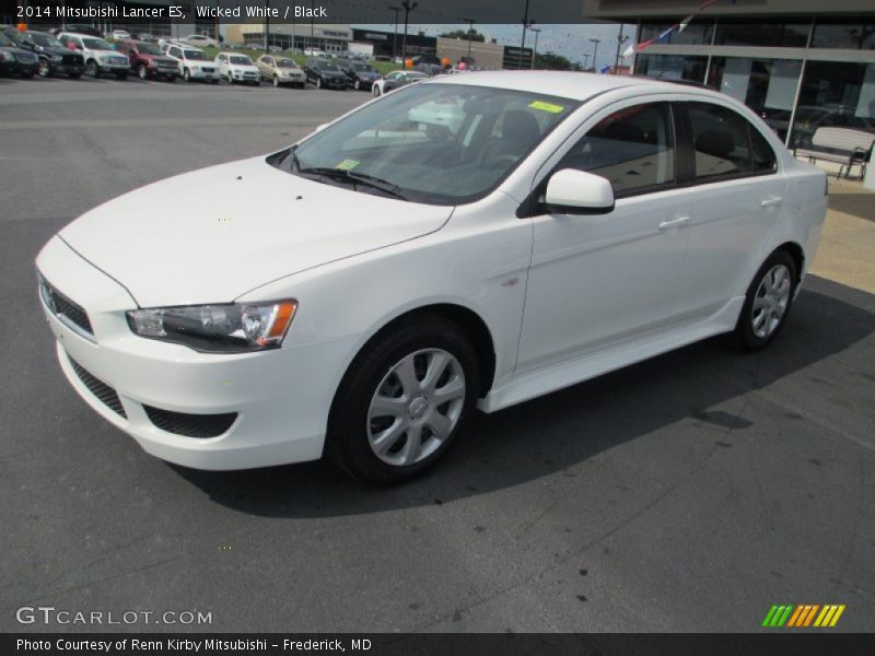 Front 3/4 View of 2014 Lancer ES