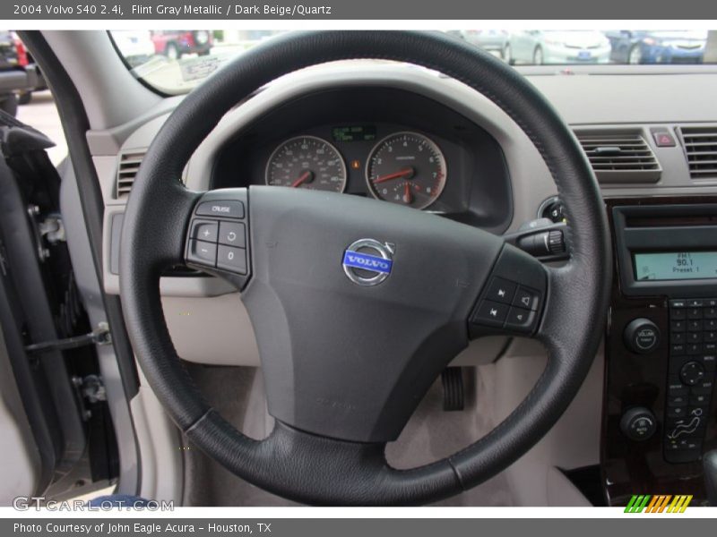 Flint Gray Metallic / Dark Beige/Quartz 2004 Volvo S40 2.4i