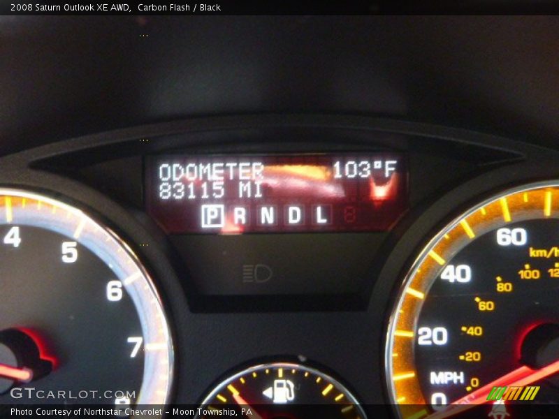 Carbon Flash / Black 2008 Saturn Outlook XE AWD