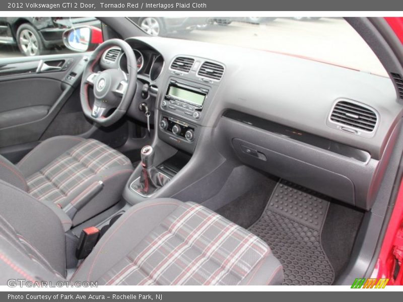 Tornado Red / Interlagos Plaid Cloth 2012 Volkswagen GTI 2 Door