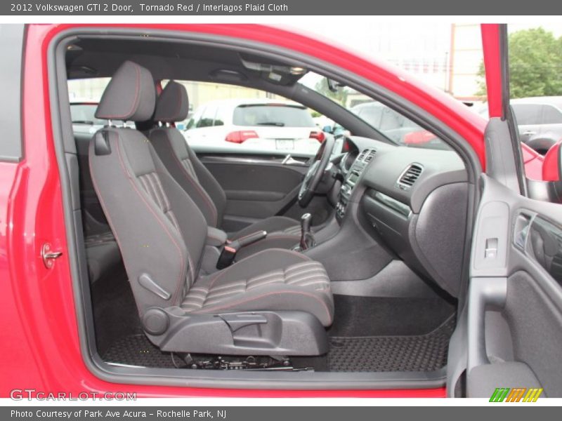 Tornado Red / Interlagos Plaid Cloth 2012 Volkswagen GTI 2 Door