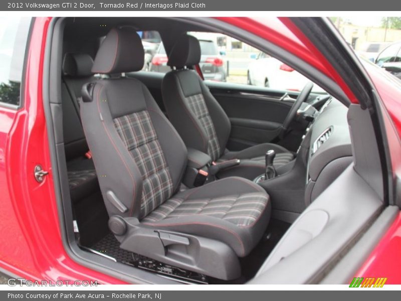 Tornado Red / Interlagos Plaid Cloth 2012 Volkswagen GTI 2 Door