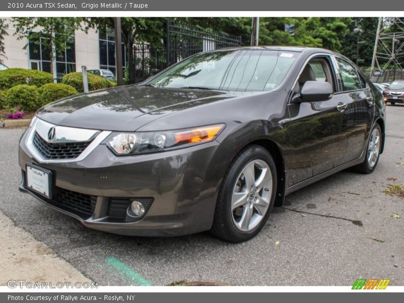 Grigio Metallic / Taupe 2010 Acura TSX Sedan