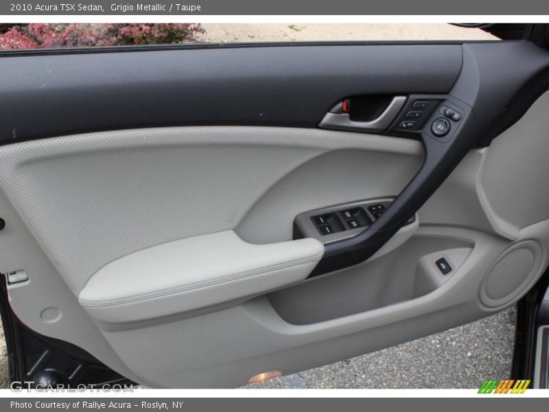 Grigio Metallic / Taupe 2010 Acura TSX Sedan