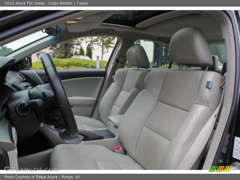 Grigio Metallic / Taupe 2010 Acura TSX Sedan