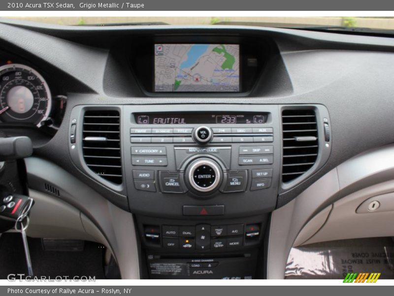 Grigio Metallic / Taupe 2010 Acura TSX Sedan