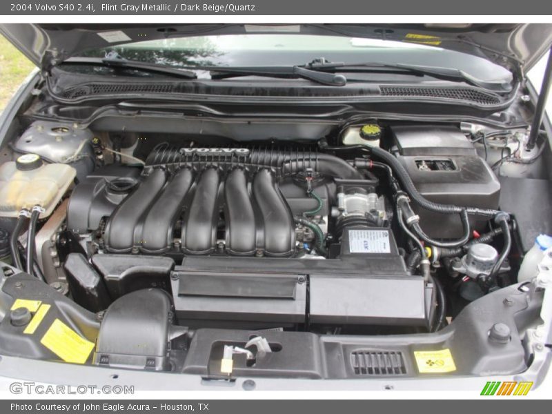 Flint Gray Metallic / Dark Beige/Quartz 2004 Volvo S40 2.4i