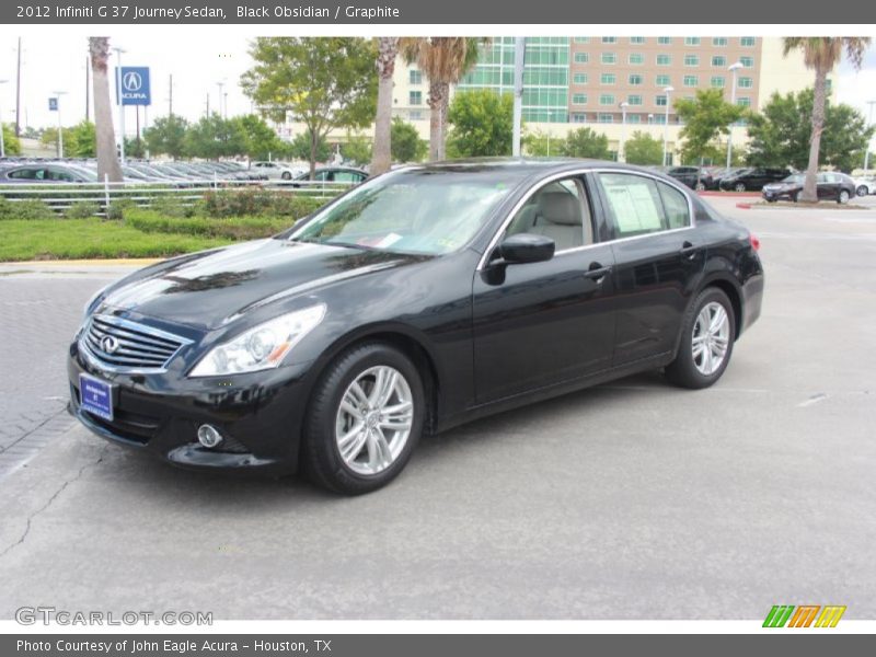 Black Obsidian / Graphite 2012 Infiniti G 37 Journey Sedan