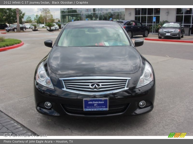 Black Obsidian / Graphite 2012 Infiniti G 37 Journey Sedan