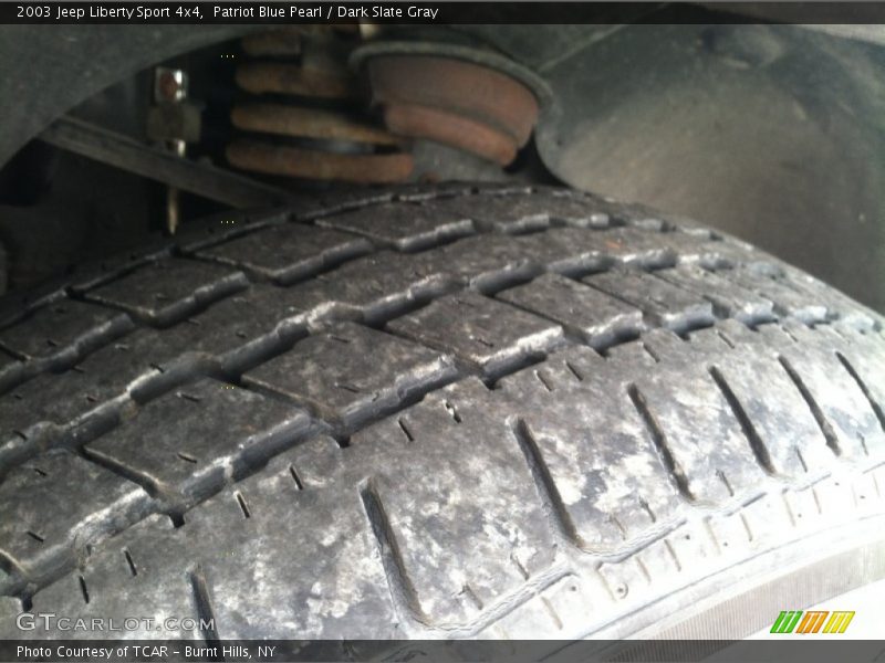 Patriot Blue Pearl / Dark Slate Gray 2003 Jeep Liberty Sport 4x4