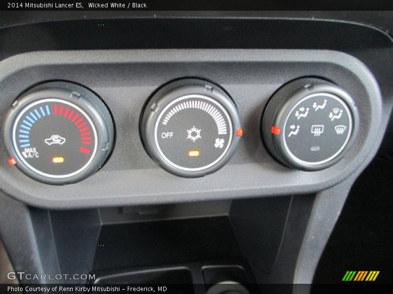 Controls of 2014 Lancer ES