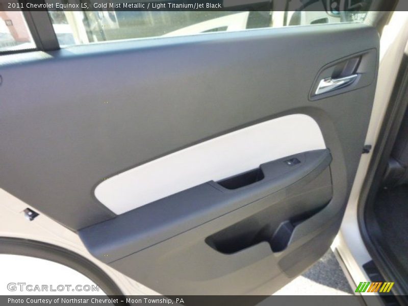 Gold Mist Metallic / Light Titanium/Jet Black 2011 Chevrolet Equinox LS