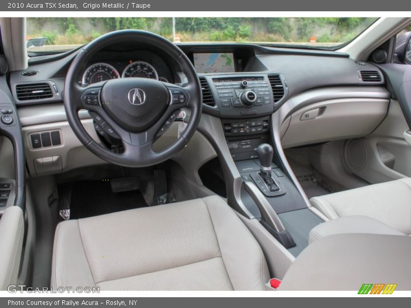 Grigio Metallic / Taupe 2010 Acura TSX Sedan