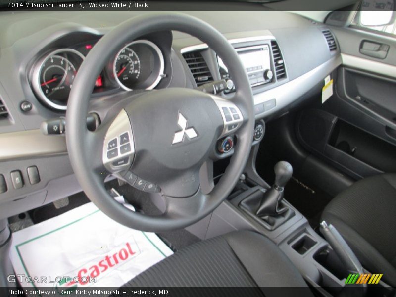 Dashboard of 2014 Lancer ES