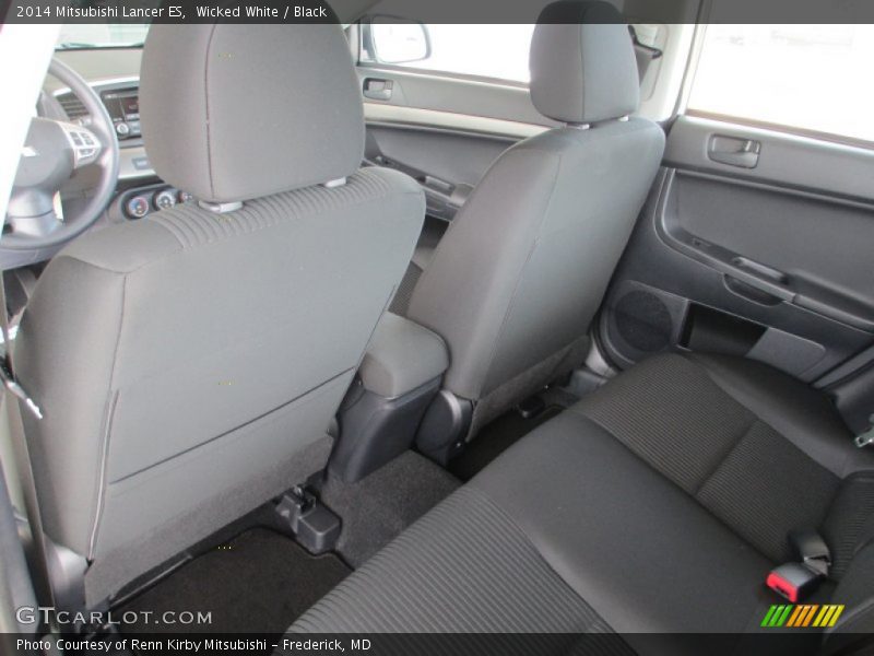 Wicked White / Black 2014 Mitsubishi Lancer ES