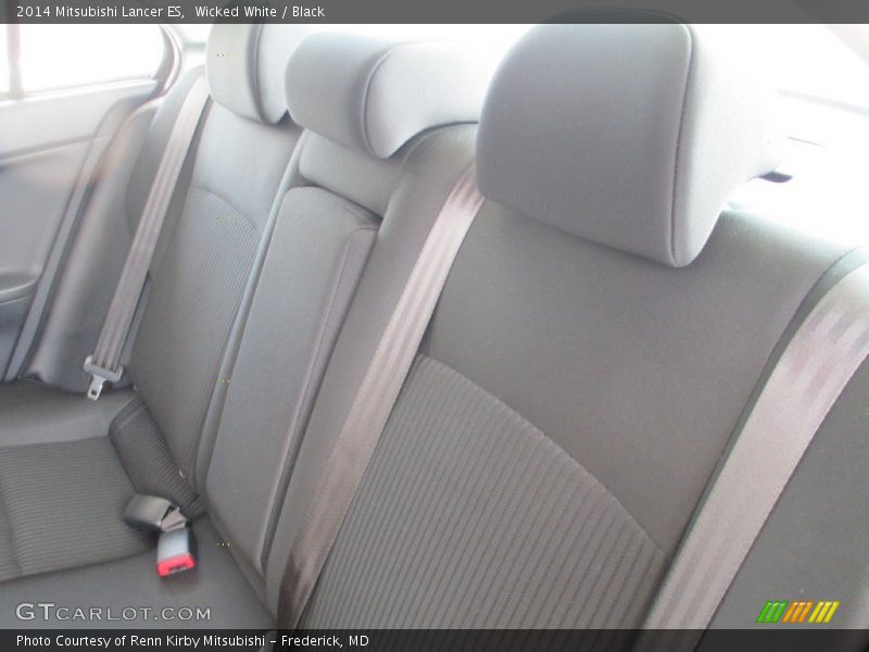 Wicked White / Black 2014 Mitsubishi Lancer ES