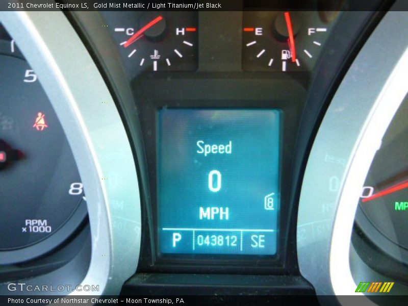 Gold Mist Metallic / Light Titanium/Jet Black 2011 Chevrolet Equinox LS