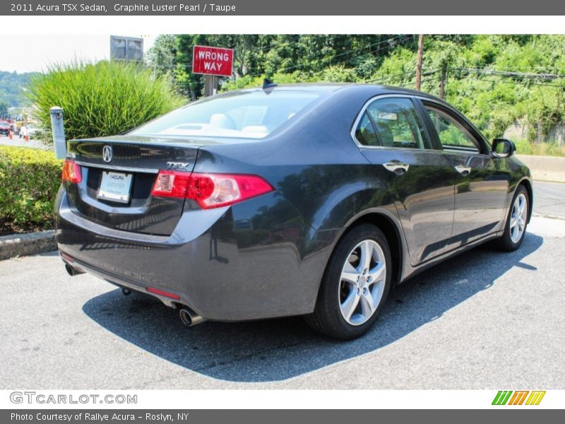 Graphite Luster Pearl / Taupe 2011 Acura TSX Sedan
