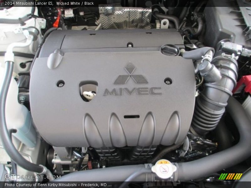 Wicked White / Black 2014 Mitsubishi Lancer ES