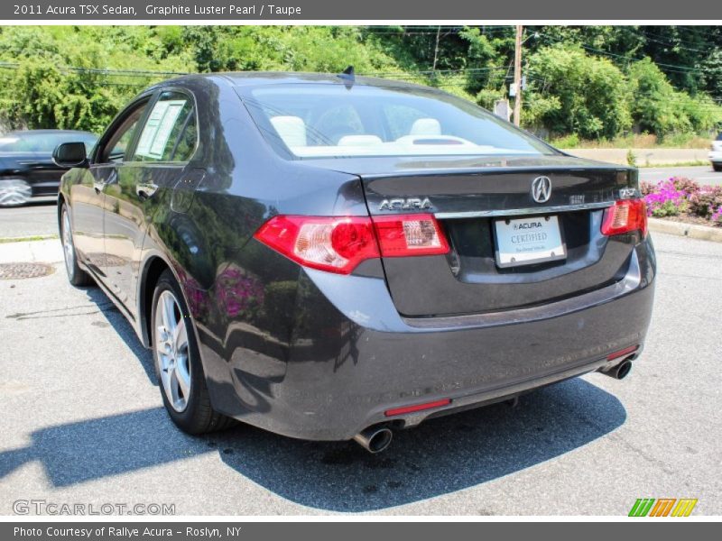 Graphite Luster Pearl / Taupe 2011 Acura TSX Sedan