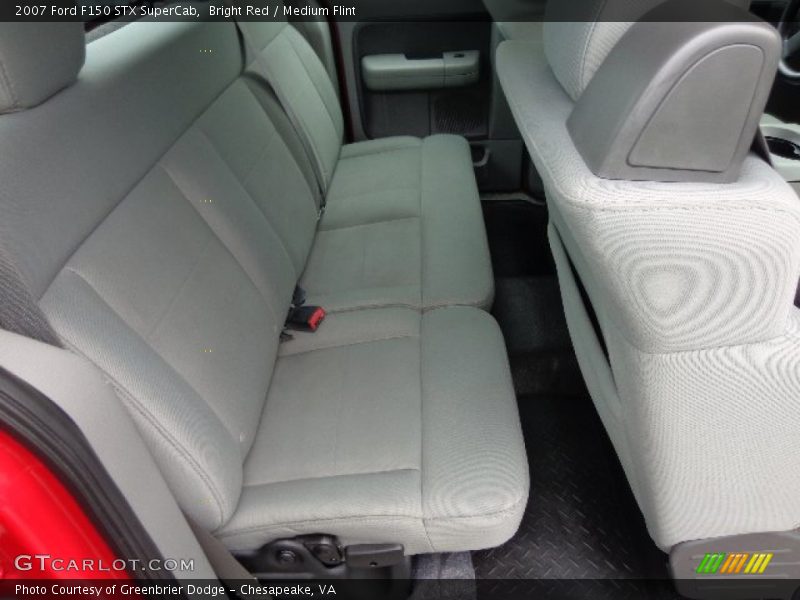 Bright Red / Medium Flint 2007 Ford F150 STX SuperCab