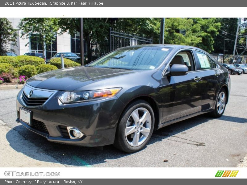 Graphite Luster Pearl / Taupe 2011 Acura TSX Sedan