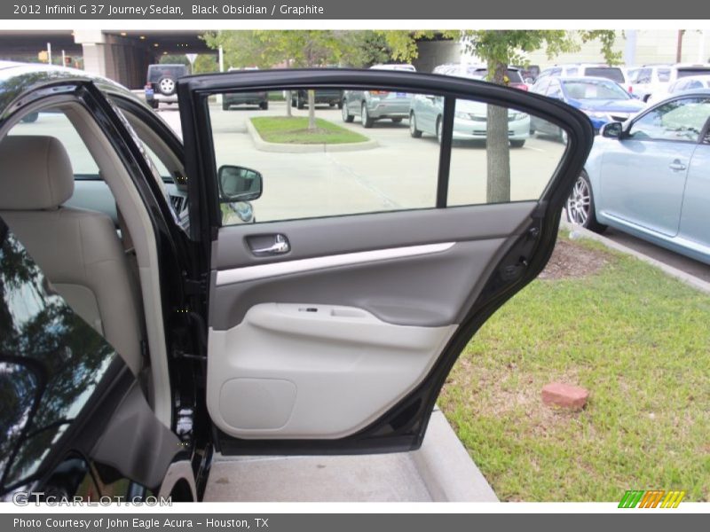 Black Obsidian / Graphite 2012 Infiniti G 37 Journey Sedan