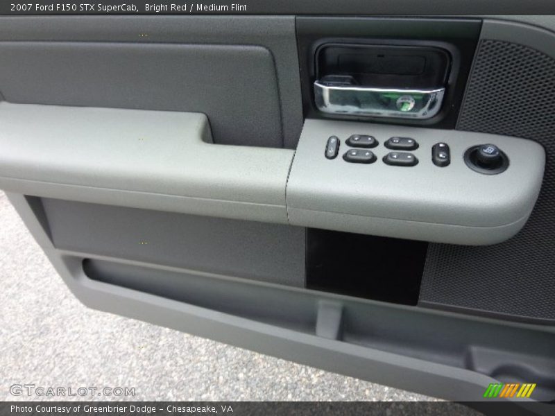 Bright Red / Medium Flint 2007 Ford F150 STX SuperCab