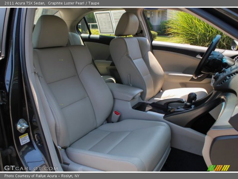 Graphite Luster Pearl / Taupe 2011 Acura TSX Sedan