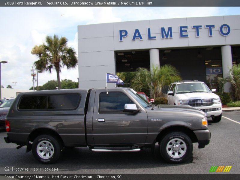 Dark Shadow Grey Metallic / Medium Dark Flint 2009 Ford Ranger XLT Regular Cab