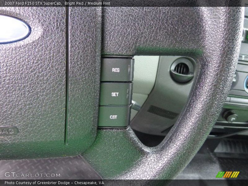 Bright Red / Medium Flint 2007 Ford F150 STX SuperCab