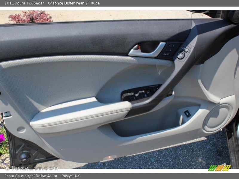 Graphite Luster Pearl / Taupe 2011 Acura TSX Sedan