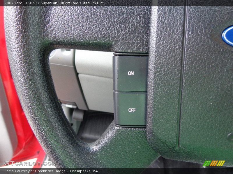 Bright Red / Medium Flint 2007 Ford F150 STX SuperCab